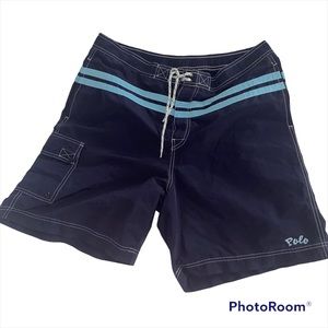 Vintage polo sport swim trunks bathing suit